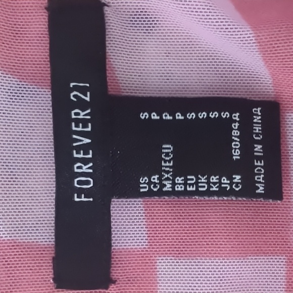 Y2K Mesh Pink Lettuce Hem Crop Top - Picture 3 of 5